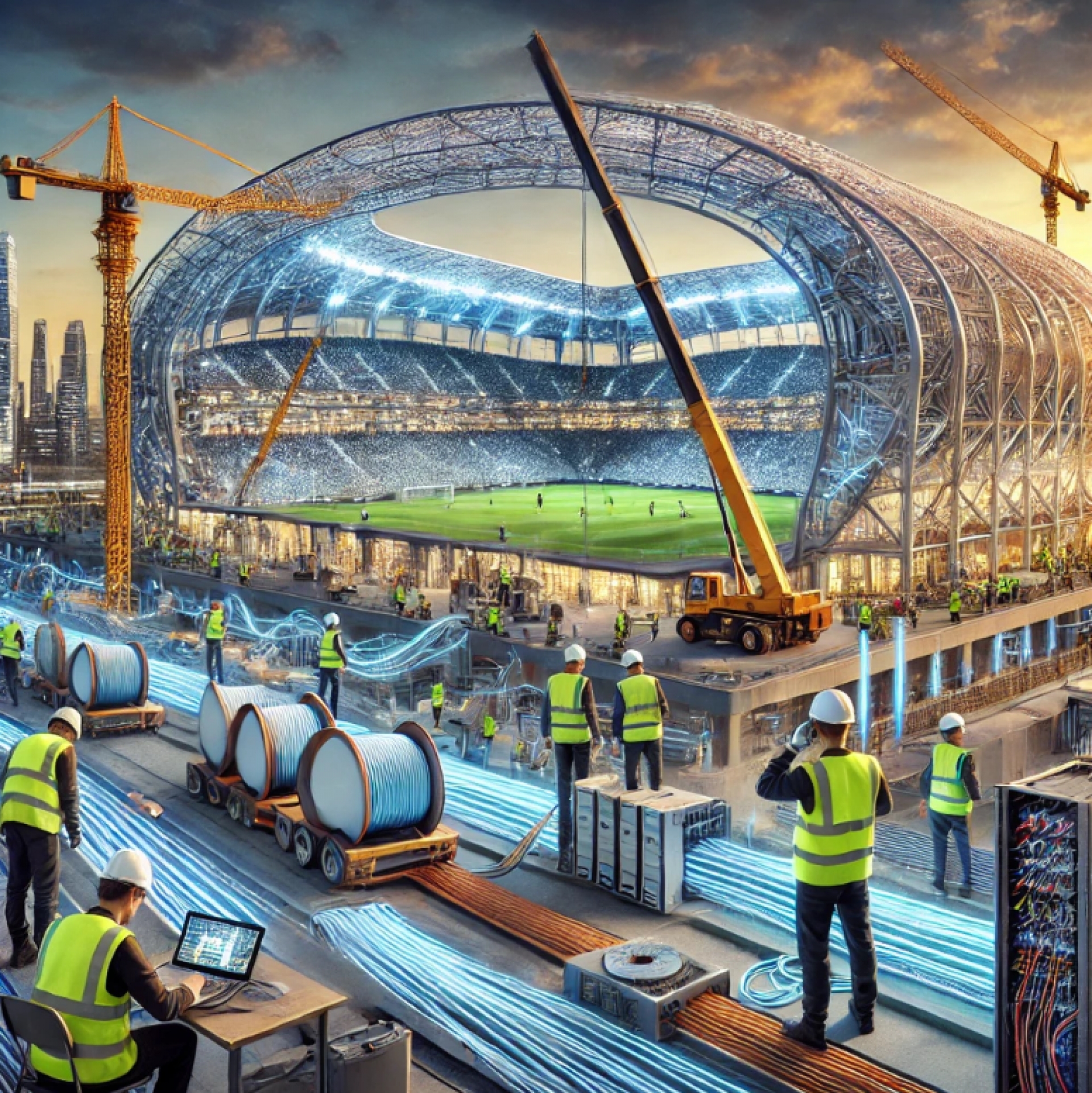 How Manchester United and Newcastle’s New Stadiums Could Boost Jobs in Data Cabling and Tech Industries