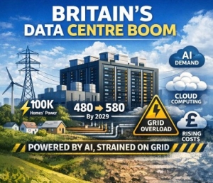 How Data Centres Are Reshaping Britain&rsquo;s Landscape and Energy Market
